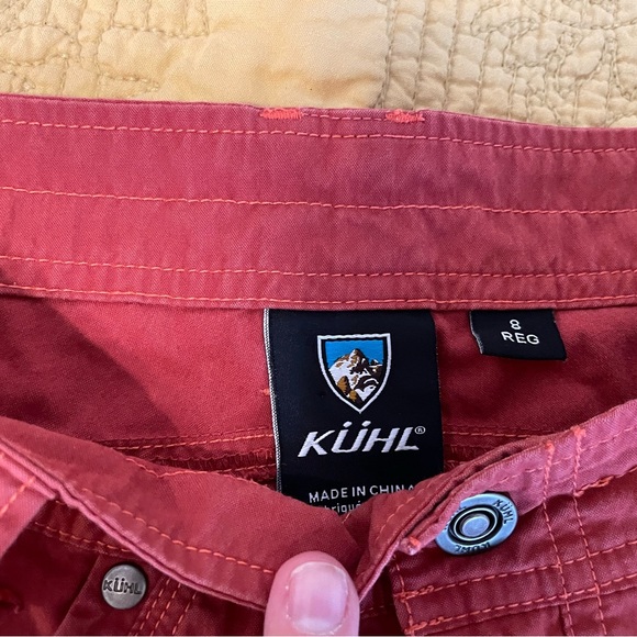 Kuhl Born in the mountains pants in a red/orange/salmon color size 8 - Picture 13 of 13